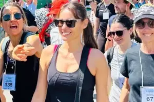 En medio de su escandalosa separacin, Pampita se sum la peregrinacin a Lujn