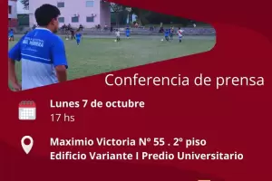 Llegada de Boca Juniors a la UNCA para prueba de jugadores