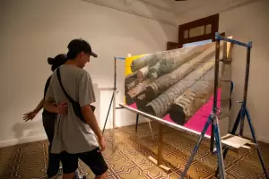 Inaugur la muestra "En Construccin 4" de Diego Sarmiento