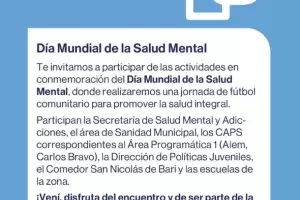 Encuentro Comunitario por el Da de la Salud Mental