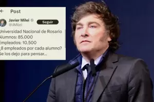 Milei hizo un posteo con un error matemtico y lo condenaron en las redes