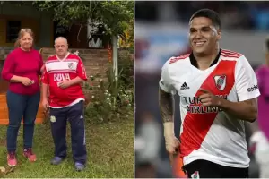 Conmovedor: Juanfer Quintero pagar la operacin de un hincha de River