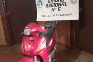 Recuperan una moto en Tinogasta