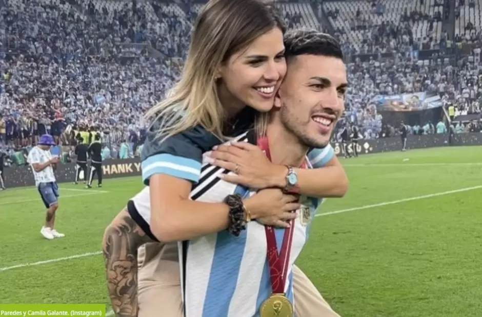 Paredes y Camila Galante