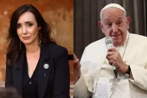 Victoria Villarruel visitar al papa Francisco en el Vaticano