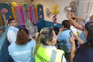 Emotiva visita de la Virgen del Valle a Trnsito municipal