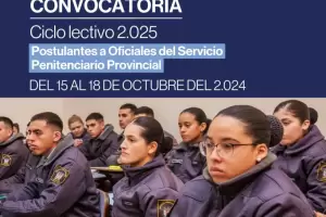 Inscripciones para el Servicio Penitenciario Provincial Ciclo 2025