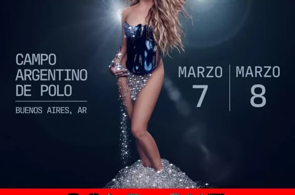 Shakira llega a Argentina
