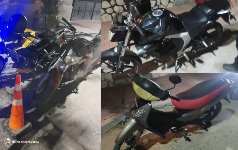 motos detenidos