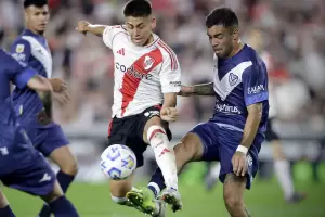 River Plate empat 1-1 contra el lder Vlez y qued lejos para pelear por la Liga Profesional