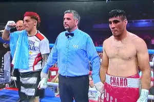El "Pacman" Corzo venci por KOT3 al mexicano Luciano Chaparro