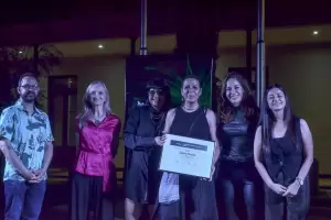 Claudia Pucheta gan el Saln Regional de Artes Visuales de La Rioja