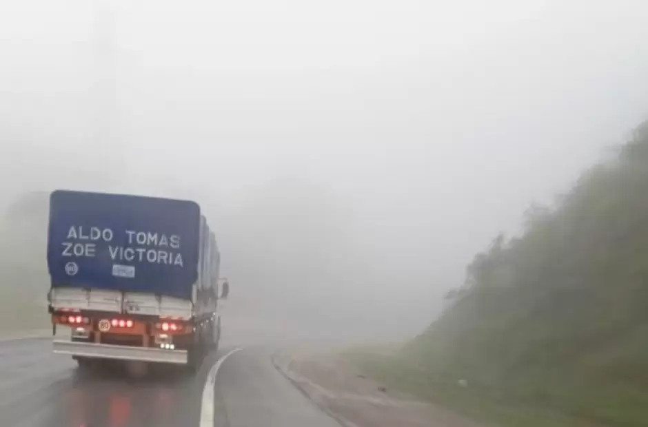 El Totoral con mucha neblina