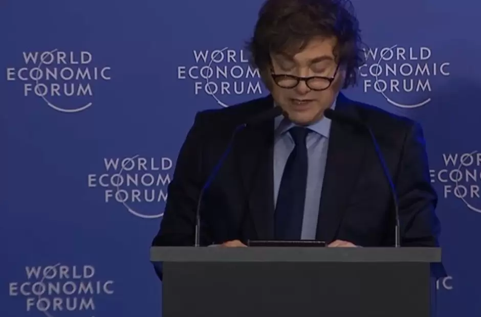 Milei en el  Foro Econmico Mundial