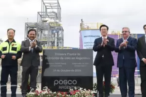 Jalil presente en la inauguracin de la primera planta de produccin de hidrxido de litio del pas