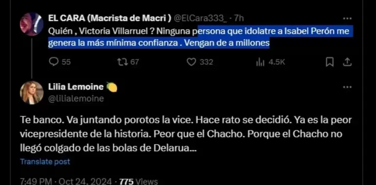 Pelea Lemoine y Villarruel