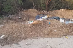 Basurero a cielo abierto en el Camino Real en F.M.E: preocupacin de la comunidad