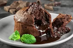 Cmo hacer volcn de chocolate con manzanas?, receta sin harina y fcil de hacer