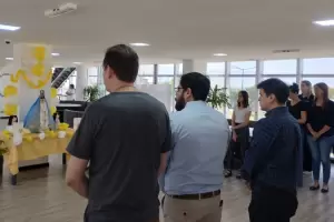 La Madre del Valle visit el Nodo Tecnolgico