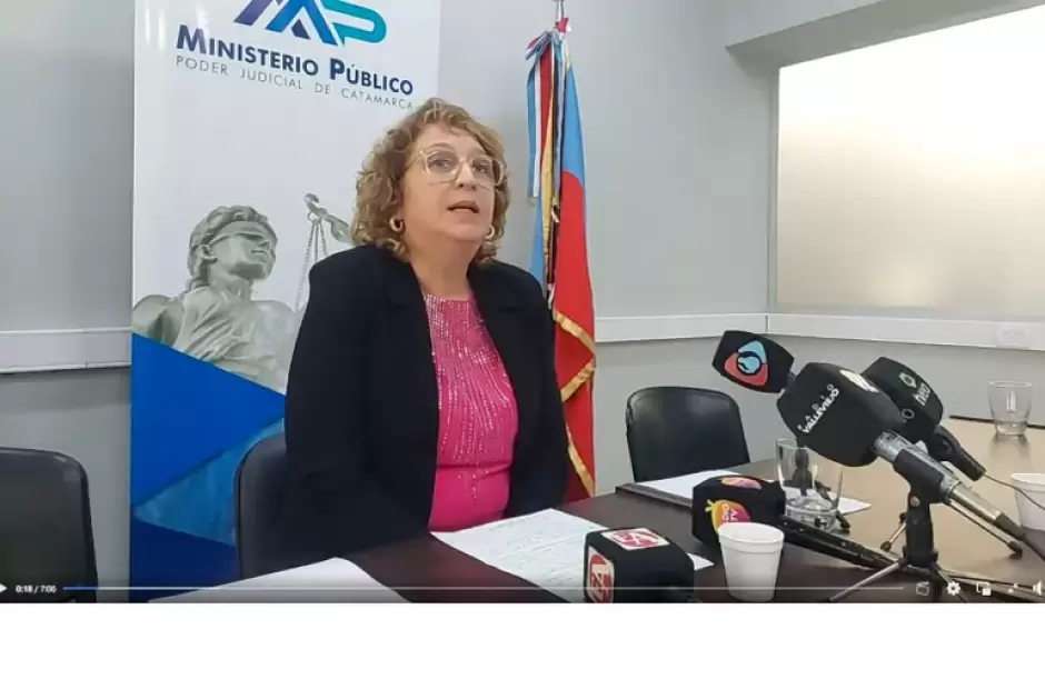 La fiscal de Violencia Familiar y de G�nero, Alejandra Antonino.