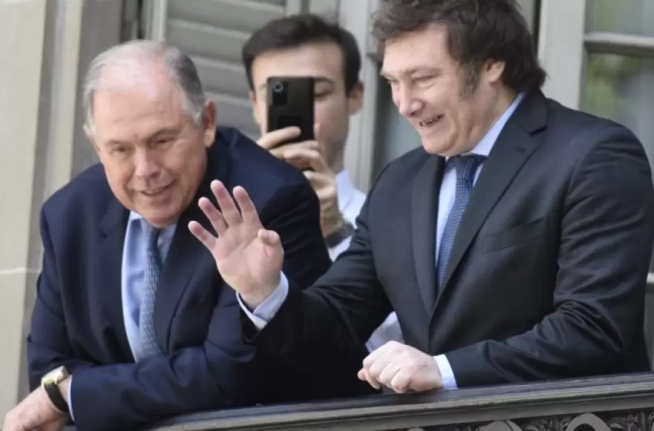 Gerardo Werthein y Javier Milei