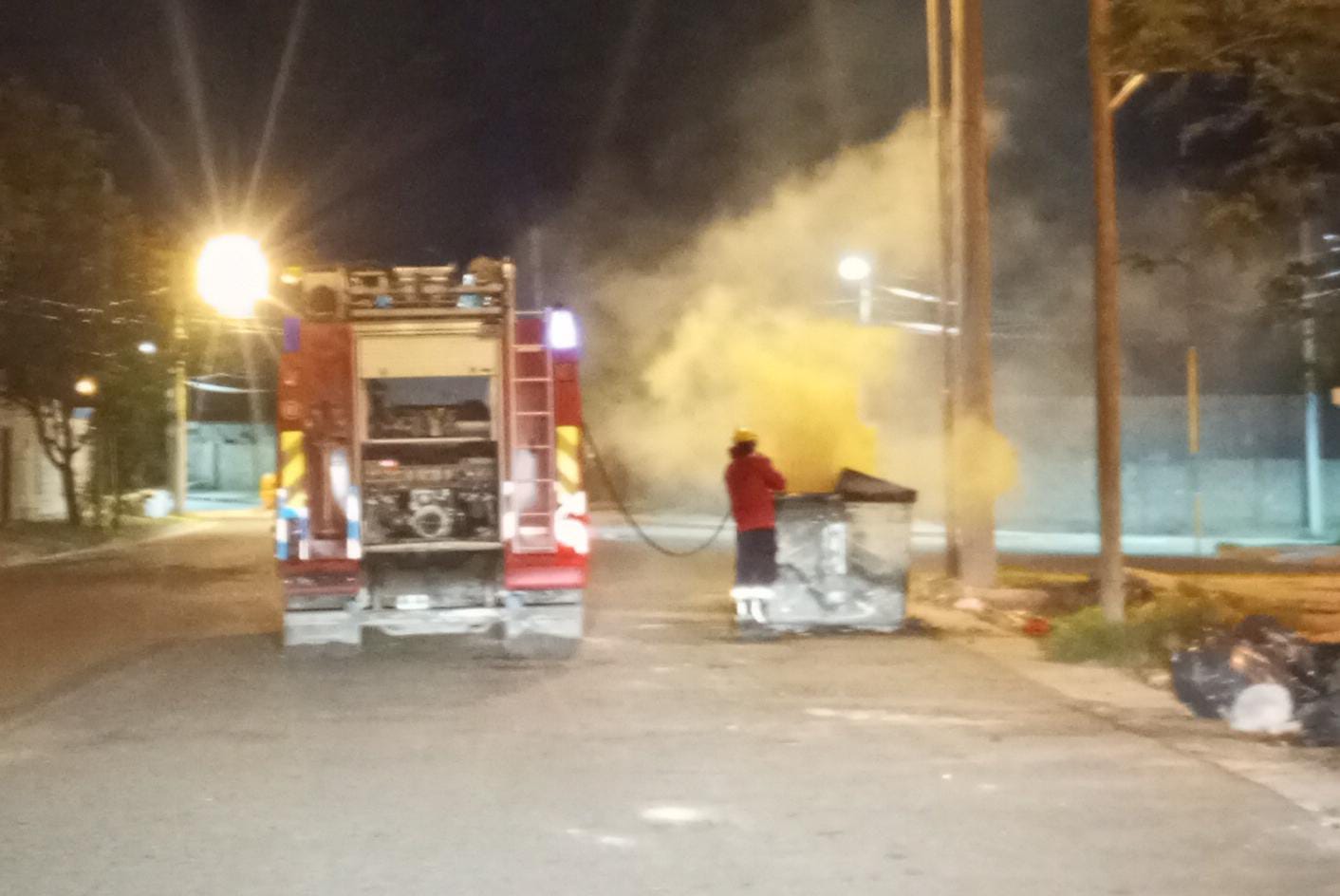 Incendiaron un contenedor de basura - La Unión Digital