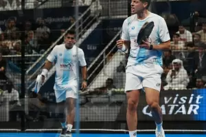 Agustn Tapia hizo un partido increble en Doha y se consagr campen mundial