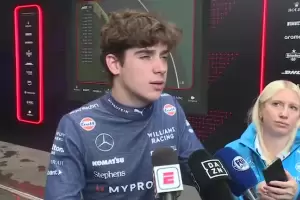 Colapinto puso en duda su participacin en la carrera tras su choque en la qualy