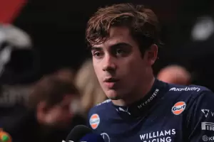 Franco Colapinto mostr su desilusin tras el choque en el GP de Brasil