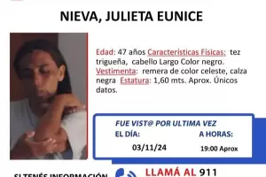 Intensa bsqueda de Julieta Eunice Nieva