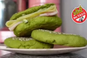 Cmo hacer pancitos de arvejas sin TACC?, perfectos para un sndwich