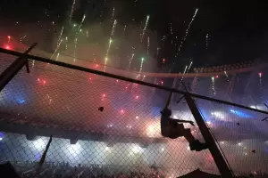 Racing se mostr indignado por la sancin por usar pirotecnia