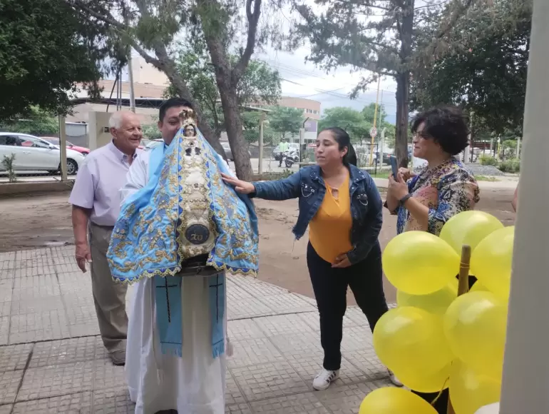 virgen visita