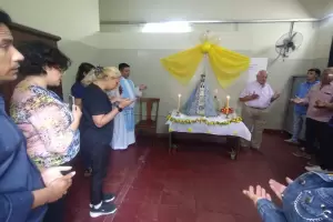 La Madre del Valle lleva su bendicin al Centro de Contencin Huayna Huasi