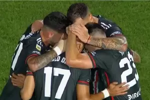 River le gan 3-2 Instituto de Crdoba por la Liga Profesional