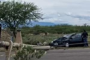 Un accidente en avenida Recalde dej sin luz a los vecinos