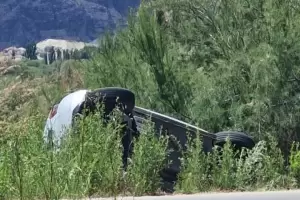 Tremendo vuelco en Santa Mara