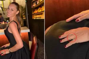 La misteriosa alianza dorada de Pampita que despert los rumores de compromiso