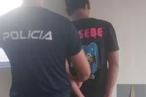 Amenaz con un arma blanca y termin detenido