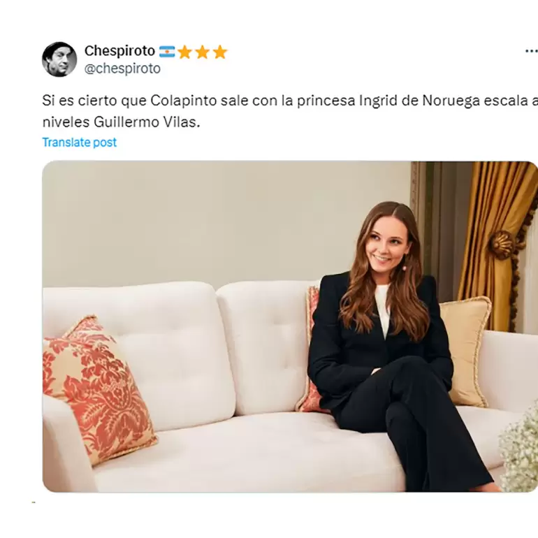 memes colapinto princesa