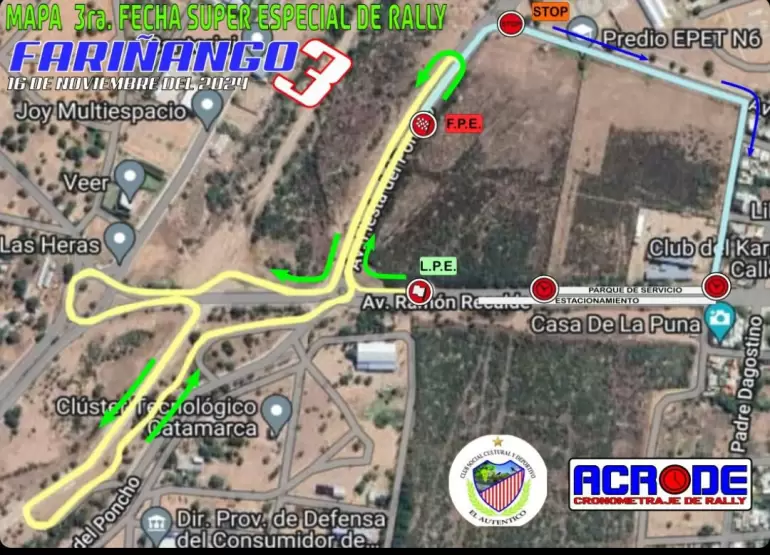 rally recorrido