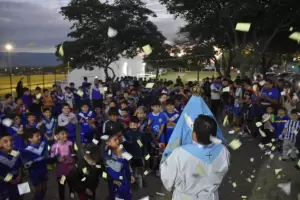 El club Vlez Sarsfield vivi una gran fiesta con la presencia de la Virgen