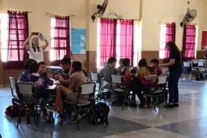 Jornada de articulacin en la Escuela Secundaria N76 para estudiantes que egresan de la primaria