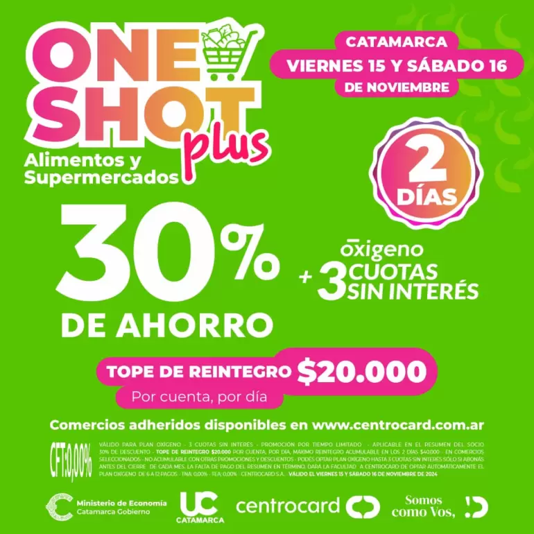 one shot plus