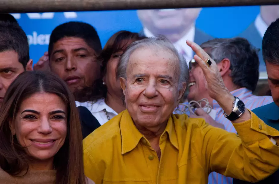 Zulema y Carlos Menem