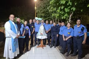 La Madre del Valle visit dependencias policiales de Tinogasta y Beln