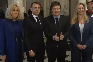 Milei recibe a Macron en una reunin bilateral en Casa Rosada