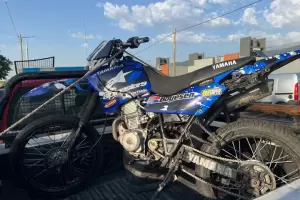 Secuestran moto requerida por la justicia