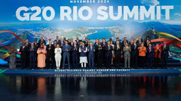 foto oficial en el cierre de la cumbre del G20