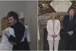 Milei recibe a Meloni en Casa Rosada